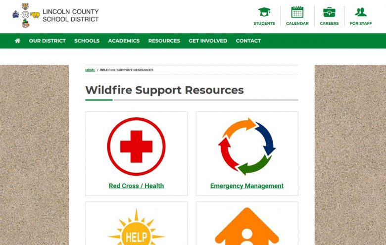 wildfire support resources